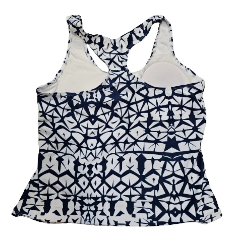 2 Piece Tye-Dye Print Swindress with Panty and Tankini.  NWOT - Picture 5 of 13